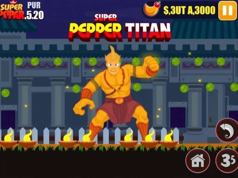 Super Pepper Titan Game Screenshot